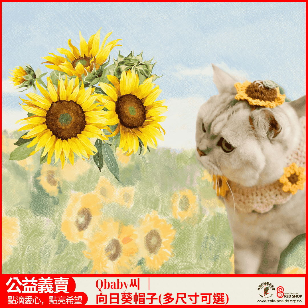 Qbaby씨｜向日葵帽子-小(標題圖檔)