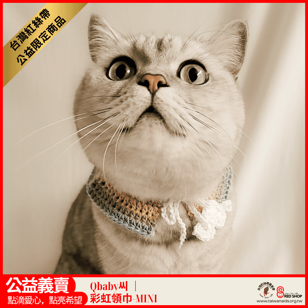 Qbaby씨｜彩虹領巾-MINI(標題圖檔)