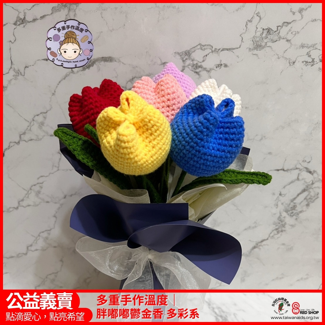 多重手作溫度｜胖嘟嘟鬱金香-多彩系(標題圖檔)