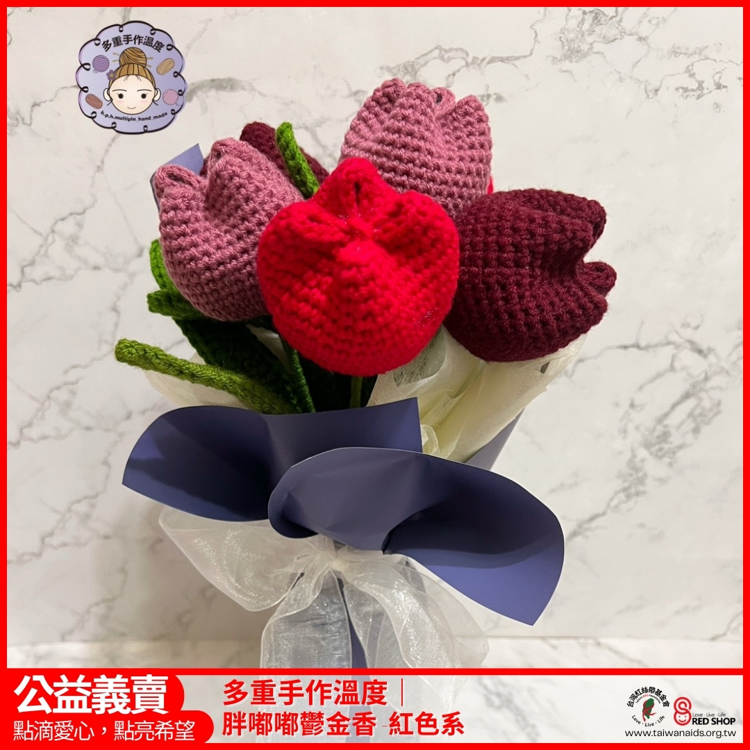 多重手作溫度｜胖嘟嘟鬱金香-紅色系(標題圖檔)